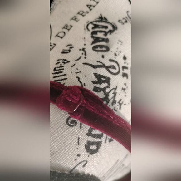 NWOT! SHEIN Curve Burgundy Velvet Slip Dress w/Adjustable Straps. Plus Size 0XL - Picture 5 of 12